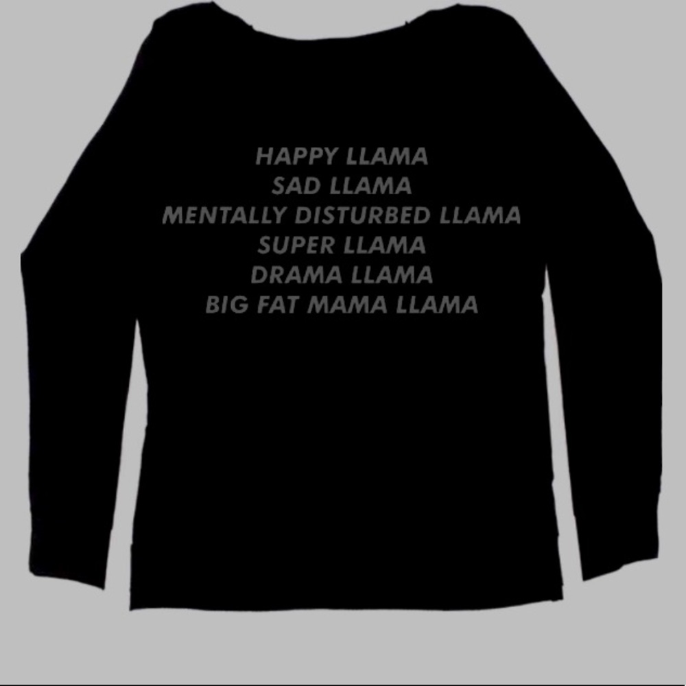 TWAIMZ HAPPY LLAMA LYRICS SHIRT